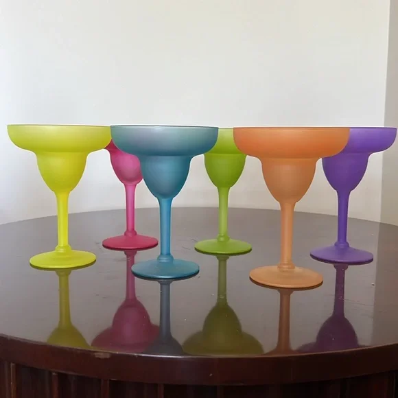 Libbey Multicolor6 Margarita Glasses - Picture 4 of 16